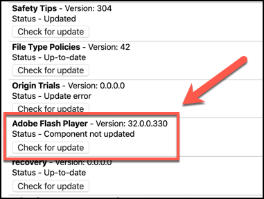 adobe flash update osx